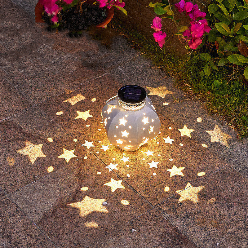 Solar-Powered Courtyard Night Light- Elegant and Eco-Friendly