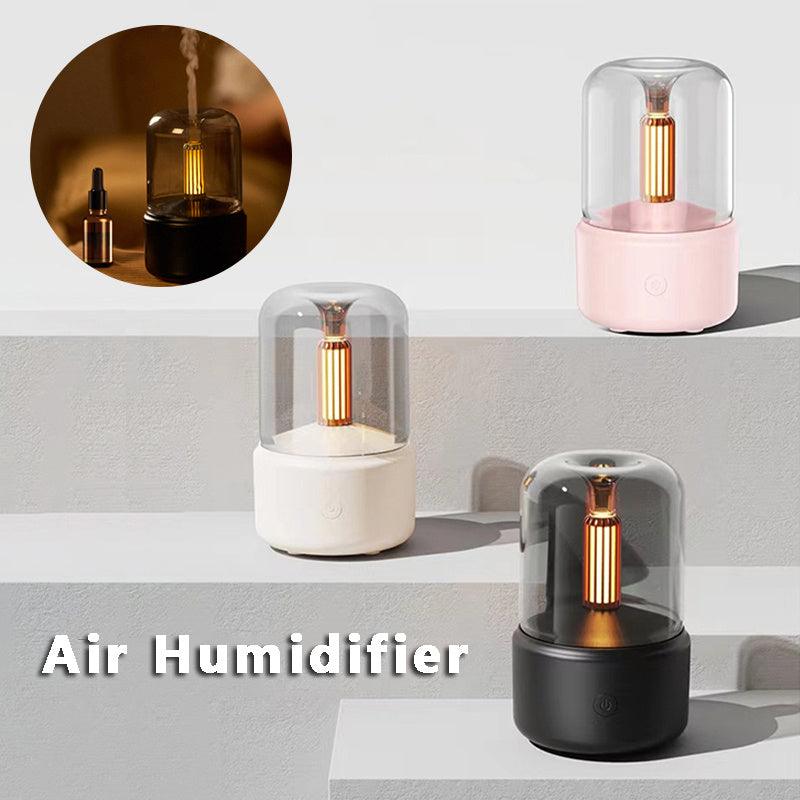 Atmosphere Candlelight Aroma Diffuser &lamp; Air Humidifier with LED Night Light - OptiChoice