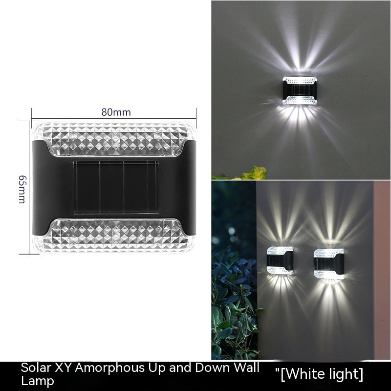 Solar Wall Lamp Outdoor Courtyard Waterproof Light Control