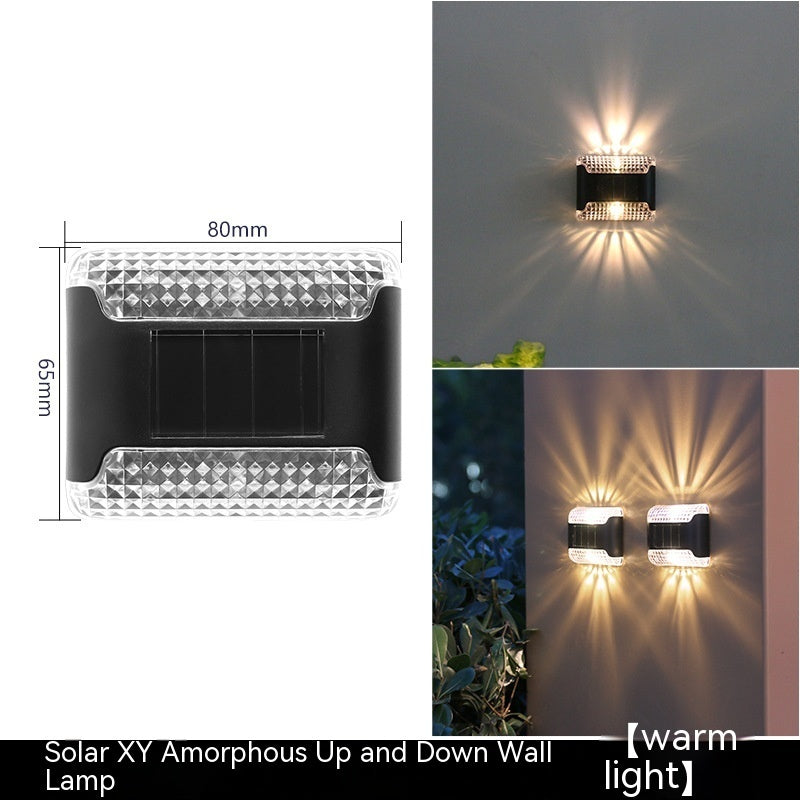 Solar Wall Lamp Outdoor Courtyard Waterproof Light Control