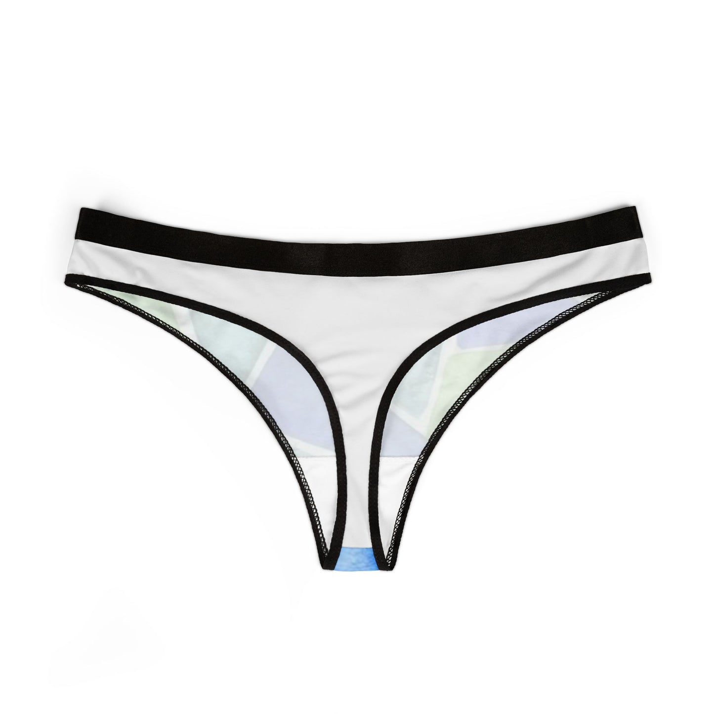 Water Colour Women's Thongs (AOP)