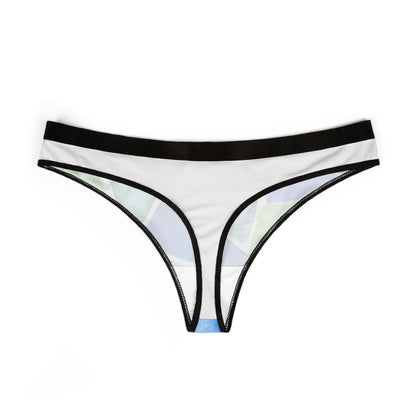 Water Colour Women's Thongs (AOP)