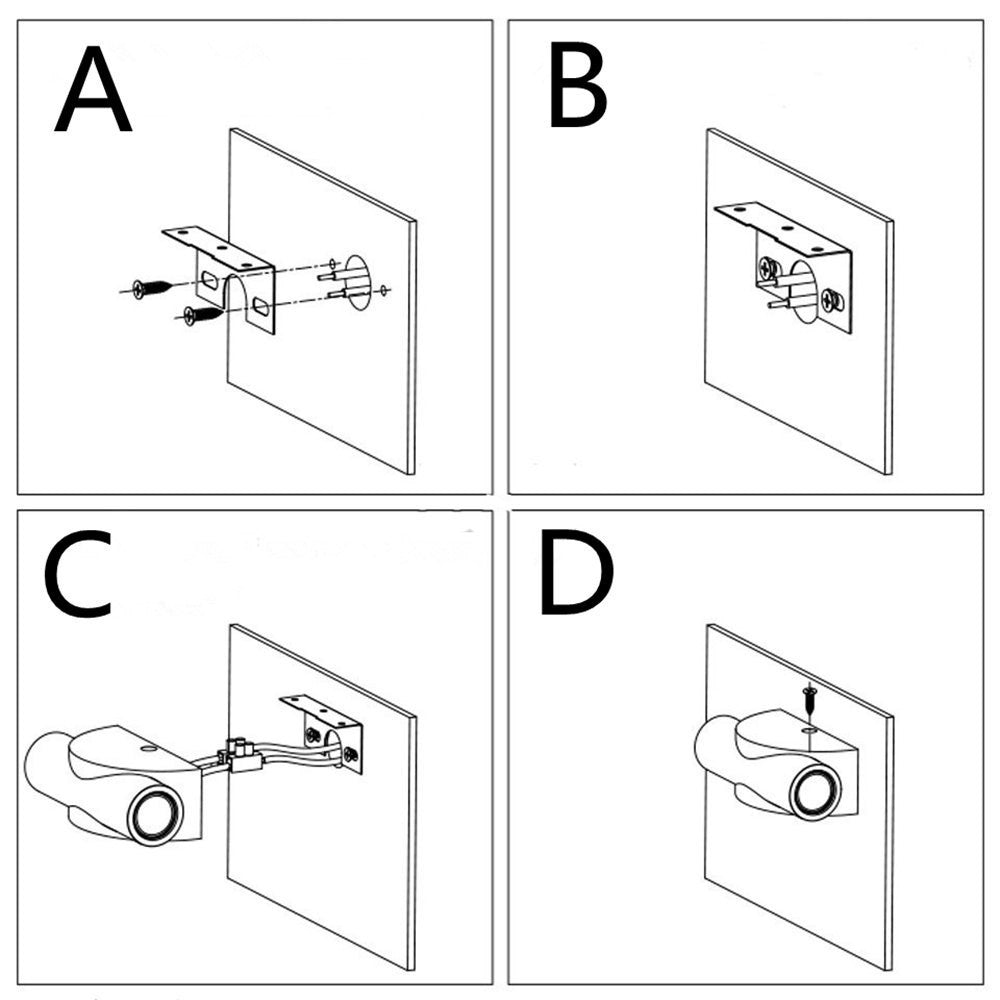 Modern Double-Head LED Wall Light