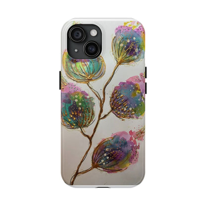 mobile phone cover with flower design