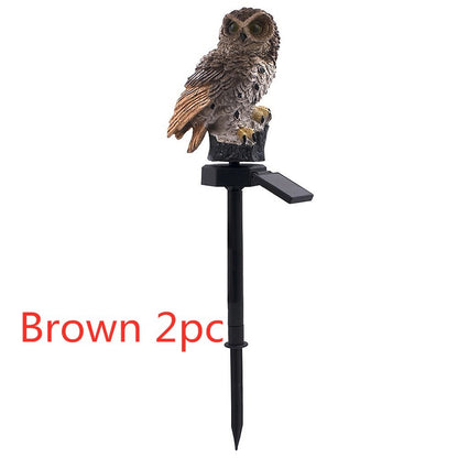 Solar Owl Garden Light â€“ Realistic LED Solar-Powered Outdoor Lamp for Garden, Lawn, and Patio