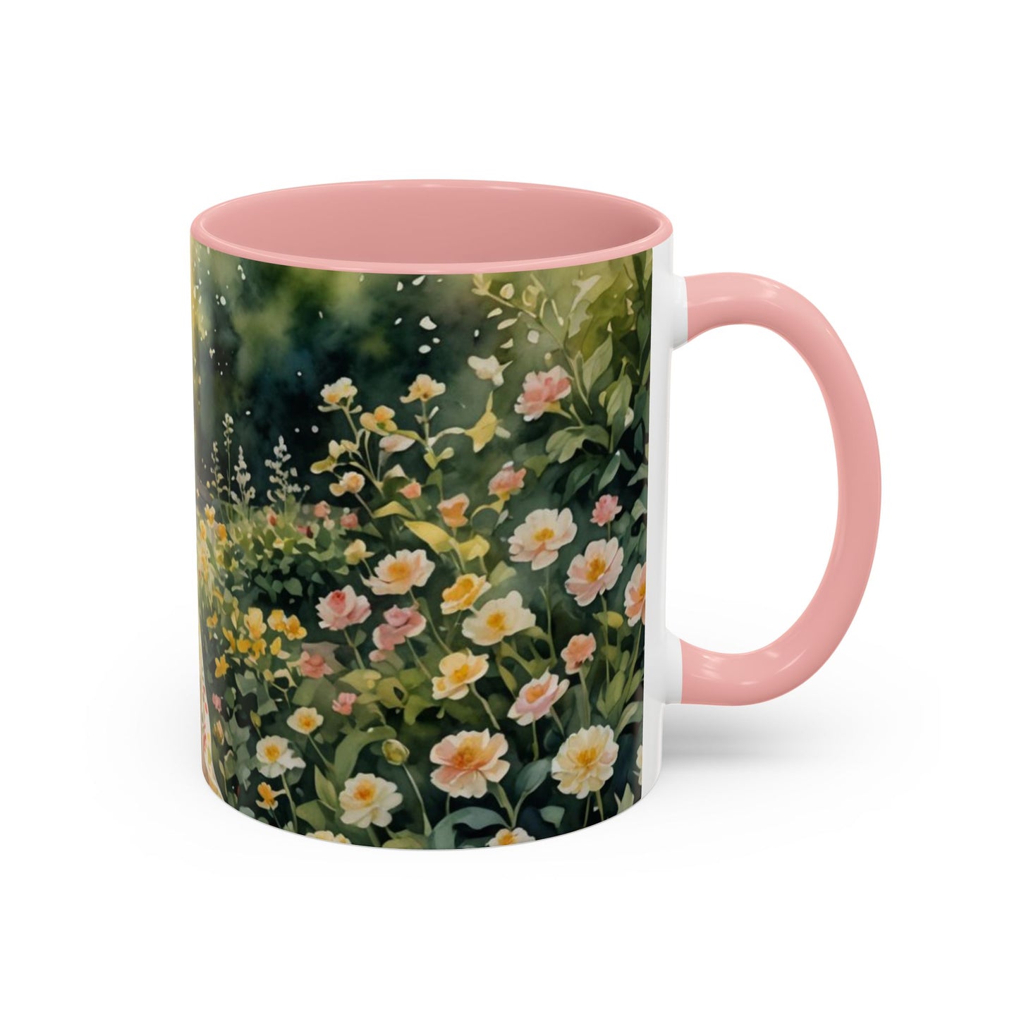 Mug with a beautiful woman in paradise design