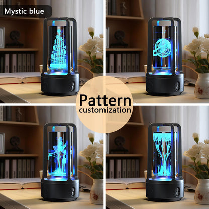 2-in-1 Acrylic Crystal Lamp & Bluetooth Speaker - OptiChoice