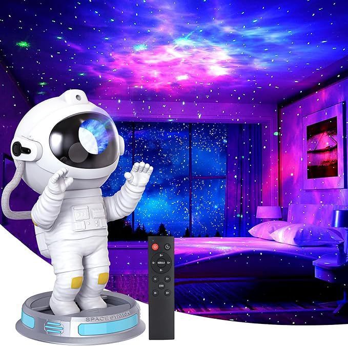 Astronaut Starlight Projection Lamp - Northern Lights & Starry Sky Projector - OptiChoice