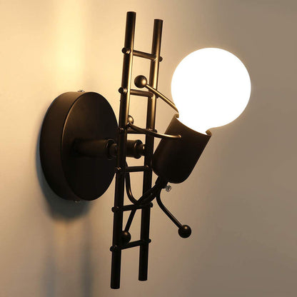 Modern Minimalist Stair-Shaped Wall Lamp | Bedroom | Hallway | LED Lighting | Home Decor