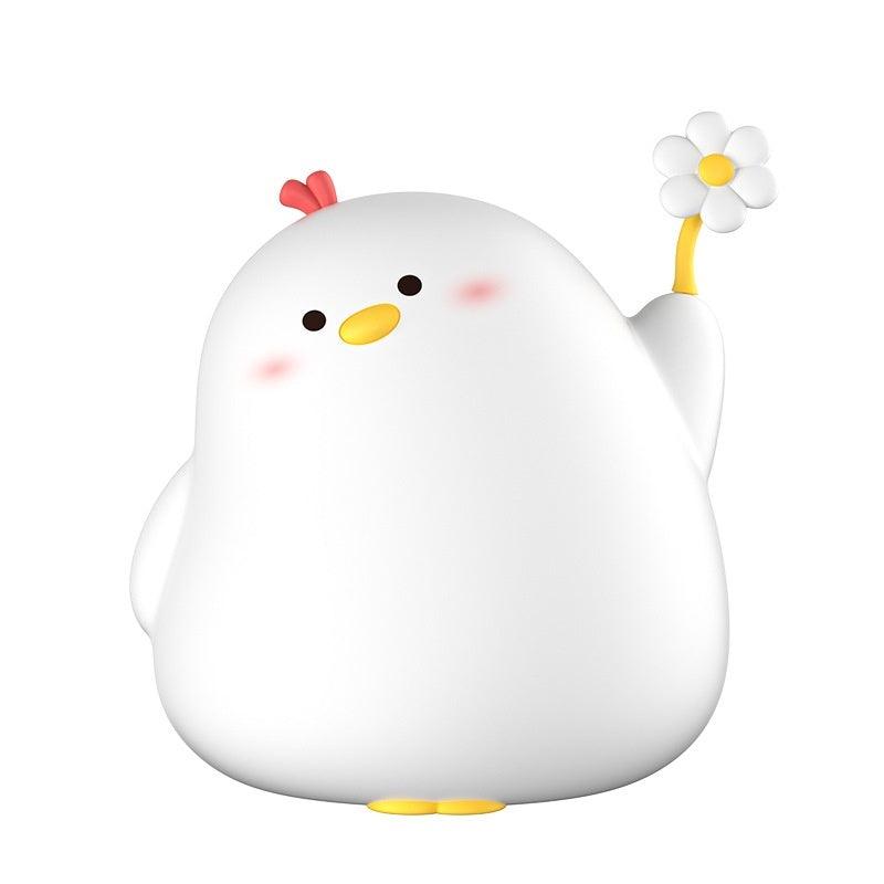 Cute Silicon Chicken Night Light