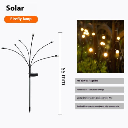 Solar Firefly Garden Lights: Waterproof and Eco-Friendly