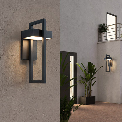 Modern Minimalist Outdoor Wall Lamp | Stainless Steel | Waterproof | Durable | Home Decor