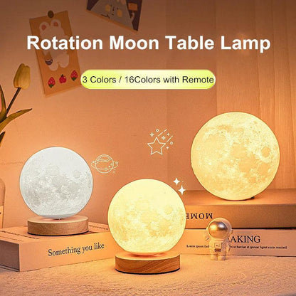 Creative 3D Magnetic Floating Levitating Moon Lamp - OptiChoice