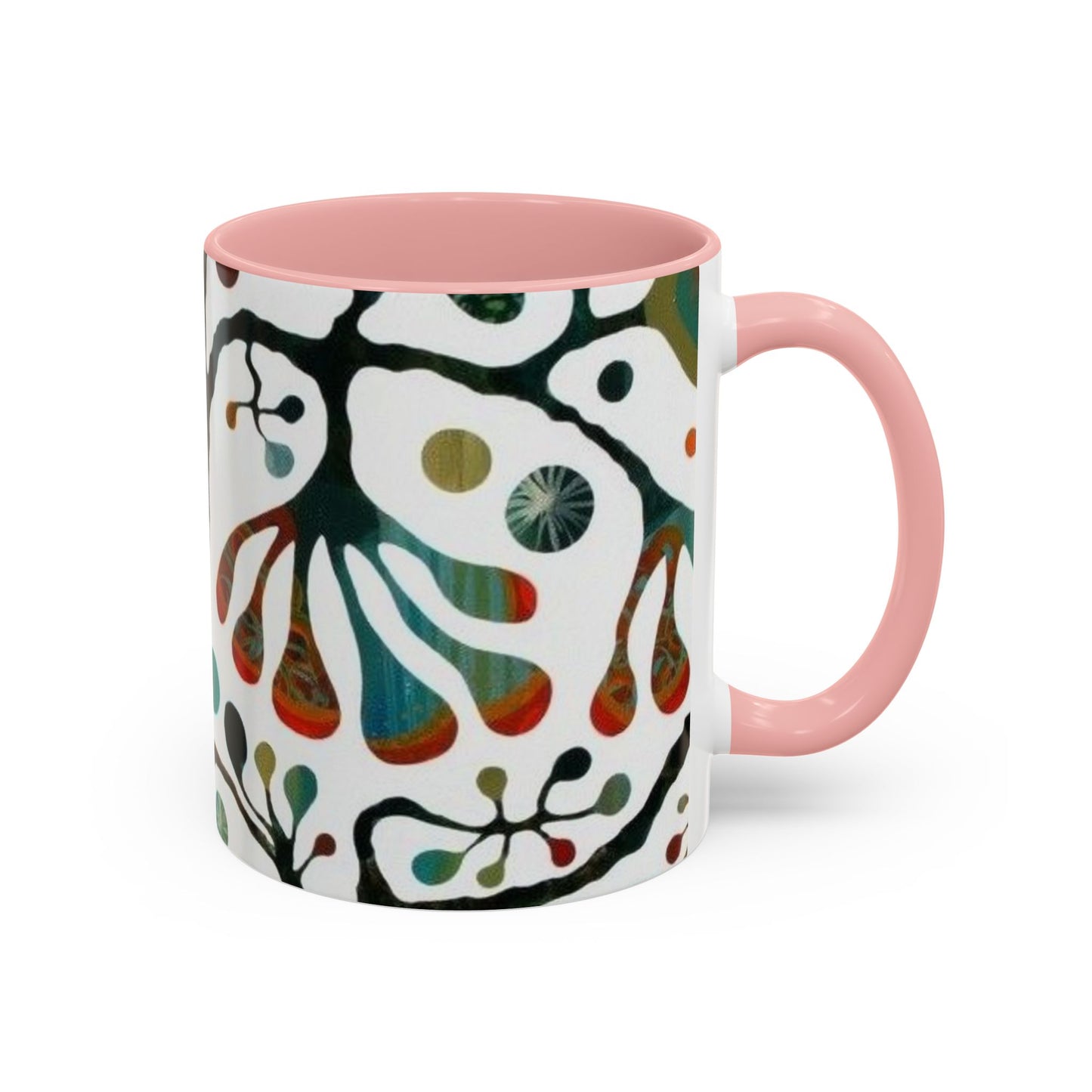 Mug with ink design