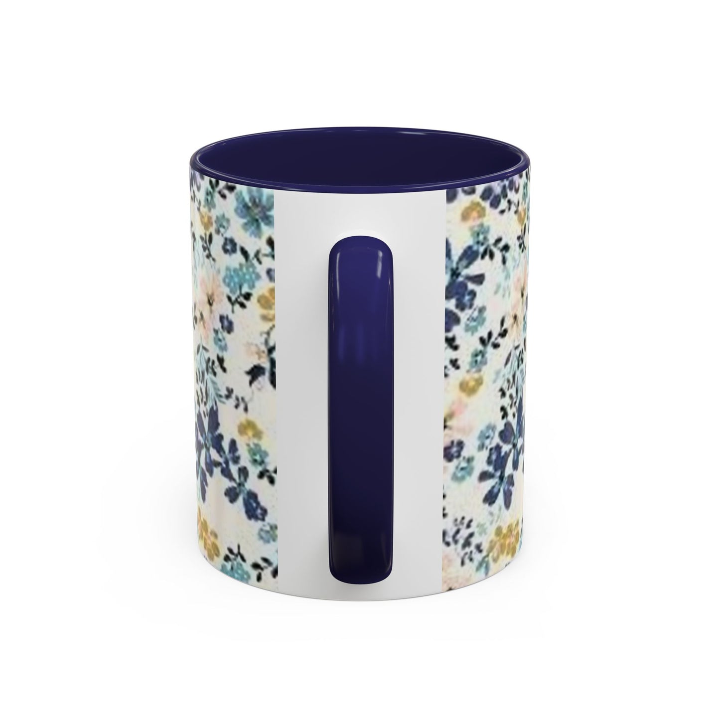 Floral Accent Coffee Mug (11, 15oz)