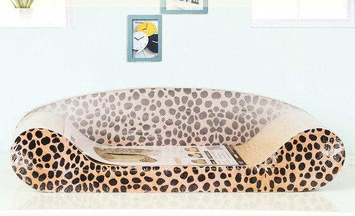 Corrugated Cat Sofa â€“ Durable & Comfortable Lounge for Cats - OptiChoice