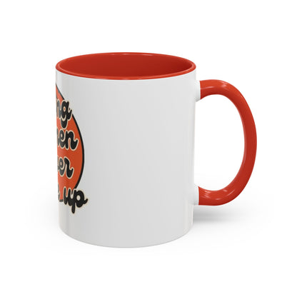 Mug with a strong woman design