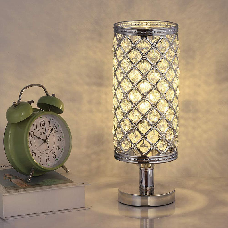 New Modern Crystal Table Lamp - Stylish and Warm Bedside Decoration for Bedroom and Living Room