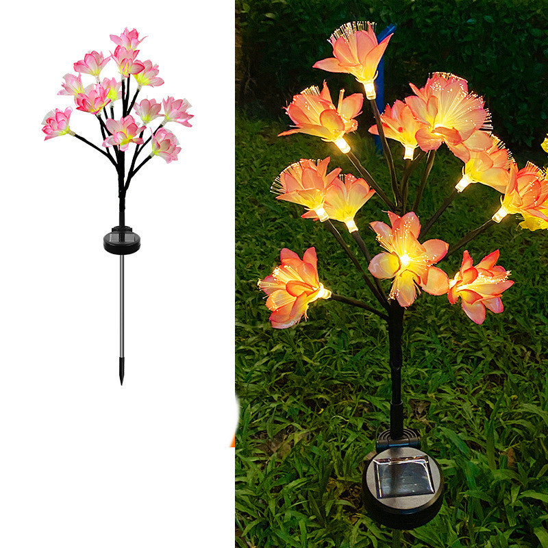 Outdoor LED Light-Realistic Camellia Flower Design