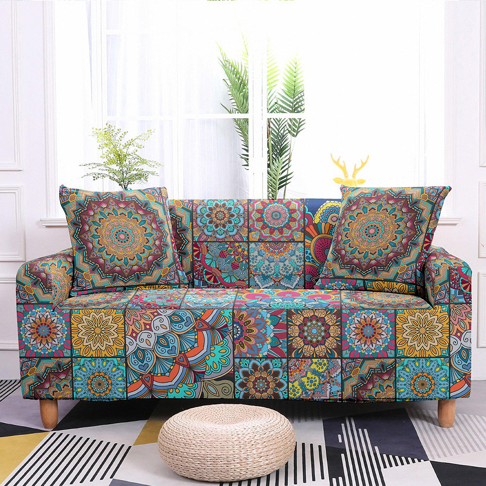 Boho Style Sofa Cover-Add  a Touch of Bohemian Chic