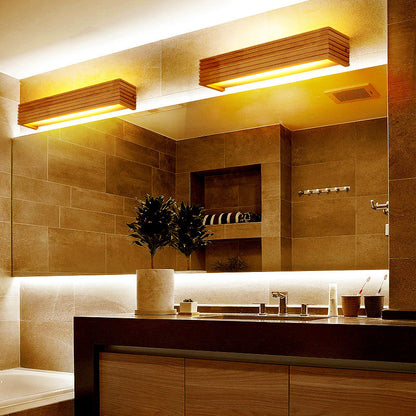 Nordic Modern Wall Lamp | Bathroom Light | LED | Wood | Stylish Design | Easy Installation