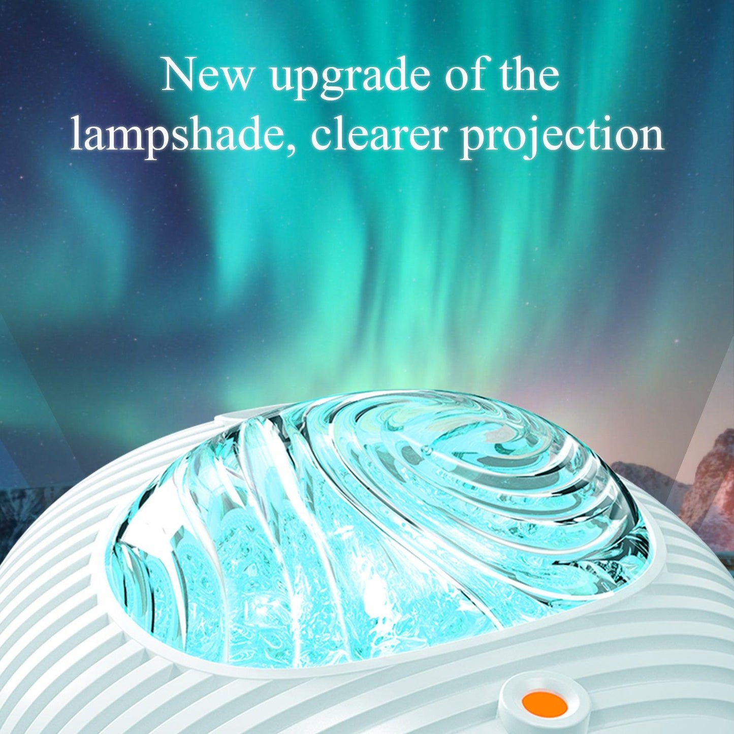 Double Effect Northern Lights Projector Lamp - Enchanting Aurora Borealis Experience