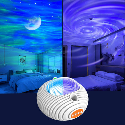 Double Effect Northern Lights Projector Lamp - Enchanting Aurora Borealis Experience