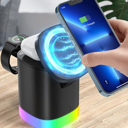 3-in-1 Magnetic Wireless Charging Station