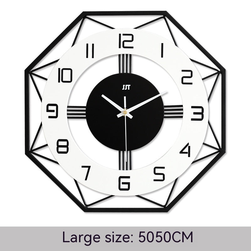 Nordic Minimalist Wall Clock | Silent | Modern Design | Home Decor | Living Room | Bedroom