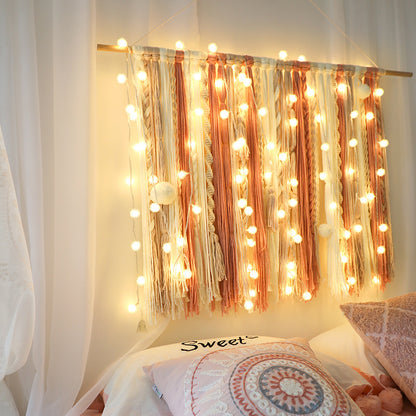 Battery-Powered String Lights - Decorative Curtain Garland for Home, Christmas, and Parties - OptiChoice