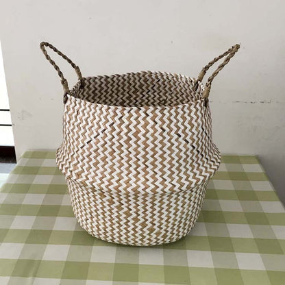 Nordic Handwoven Bamboo Storage Basket