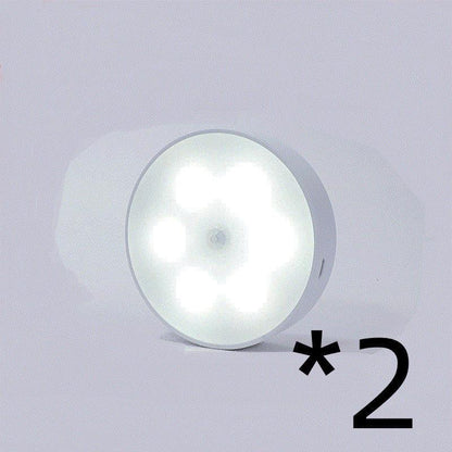 USB Rechargeable Motion Sensor Round Light â€“ Smart Illumination for Your Space - OptiChoice