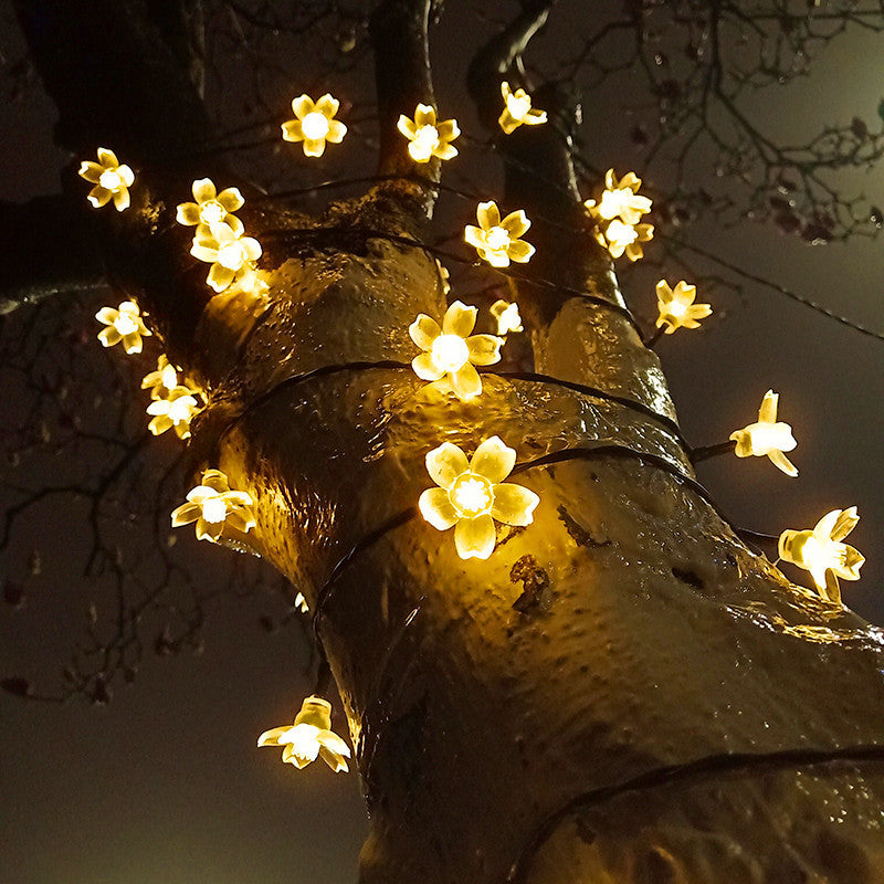 Solar Sakura String Lights- Add a Touch of Elegance