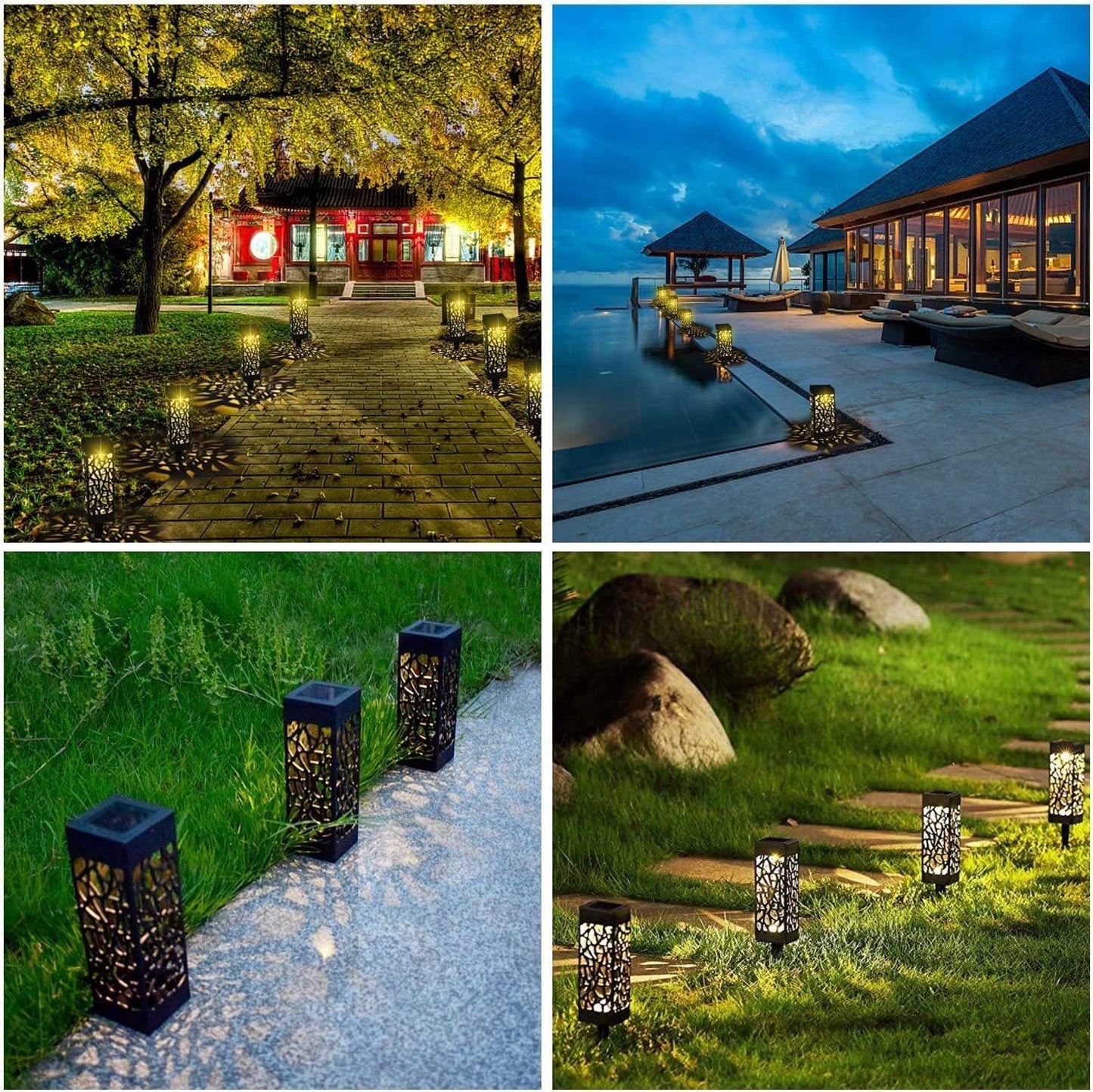 Outdoor Waterproof Hollow Solar Light - OptiChoice