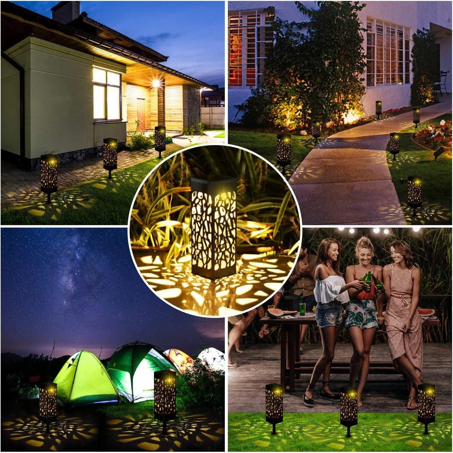 Outdoor Waterproof Hollow Solar Light - OptiChoice