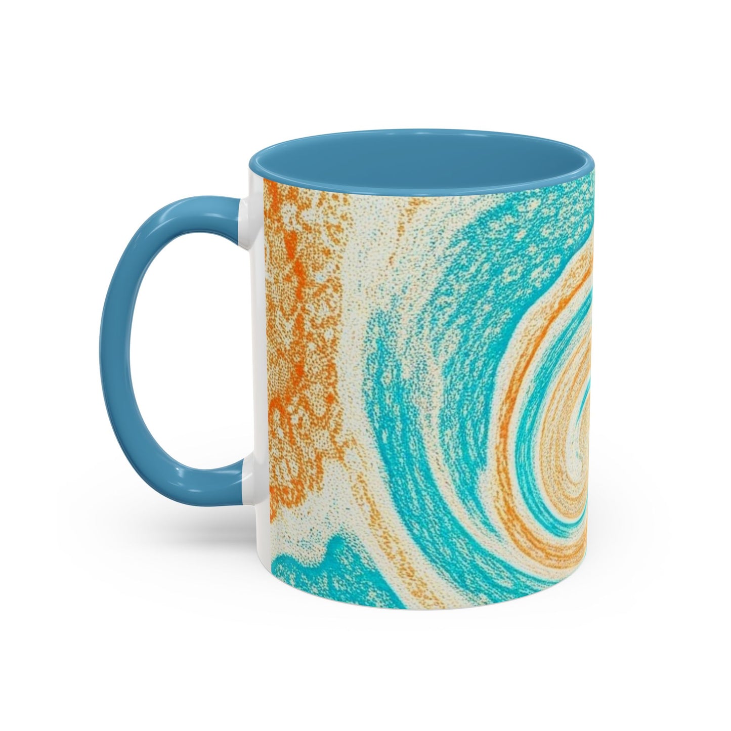 Accent Coffee Mug with watercolor design