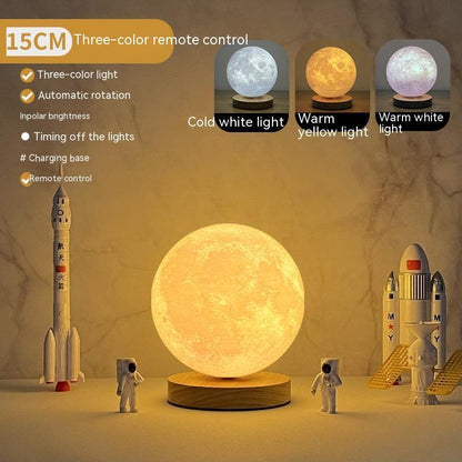 Creative 3D Magnetic Floating Levitating Moon Lamp - OptiChoice