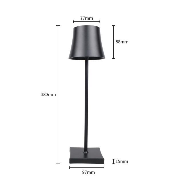 European Style USB Charging Desk Lamp | Modern Design | LED Light | Rechargeable | Home Decor