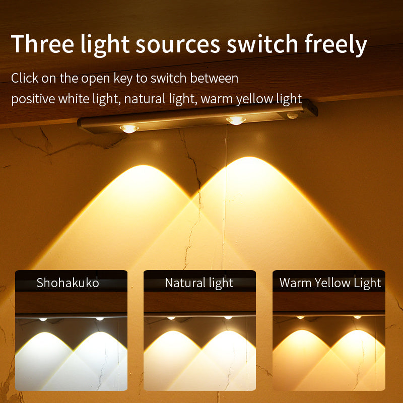 Motion Sensor Cabinet Lamp â€“ Dimmable, Rechargeable, and Easy to Install - OptiChoice