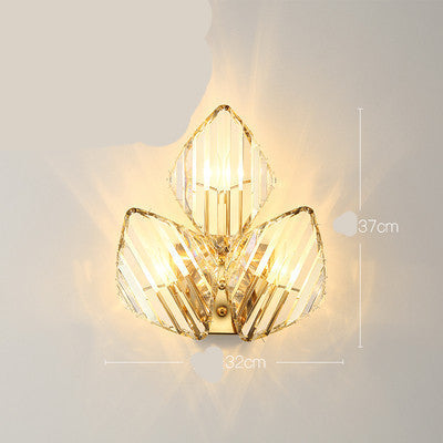 Modern Crystal Wall Lamp for Living Room & Bedroom â€“ Stylish and Creative Lighting