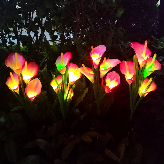 Solar Calla Lily Flower Lamp-Beautiful and Eco-Friendly