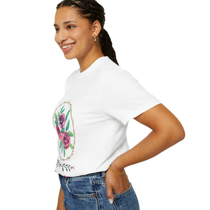 Flower Unisex Garment-Dyed T-shirt