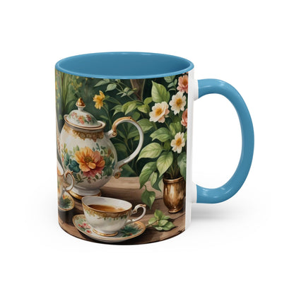 Royal teapot and kettle design mug