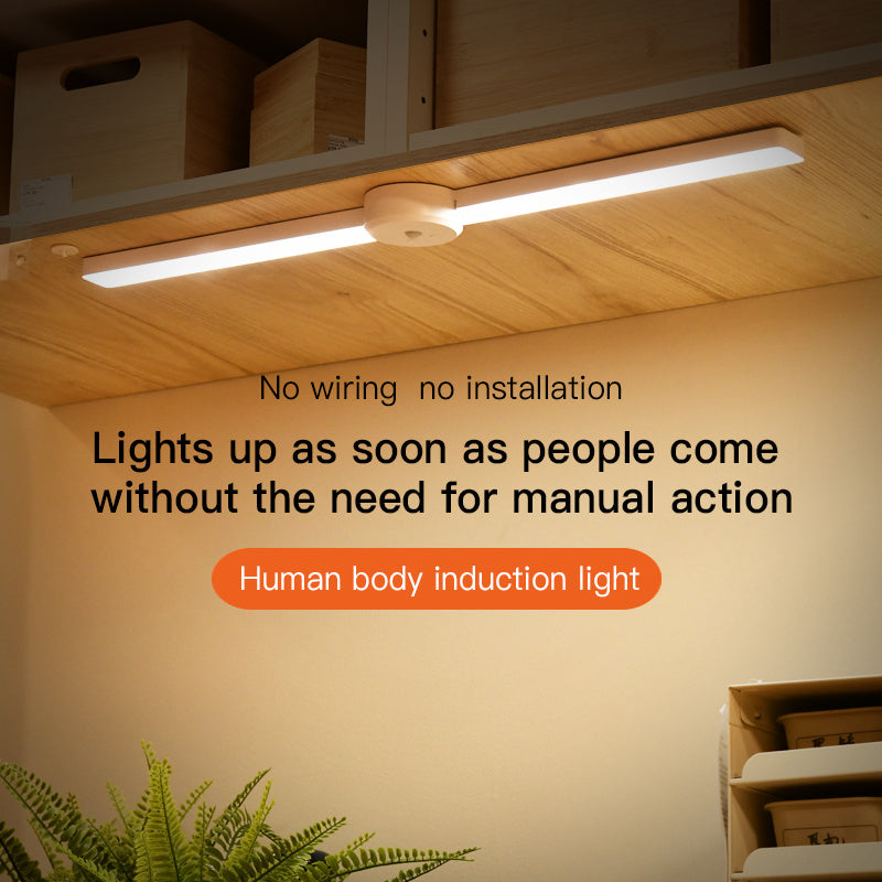 "Enhance your home with this Intelligent Cabinet Light. Features motion sensor, foldable design, adjustable brightness, and multi-color options."