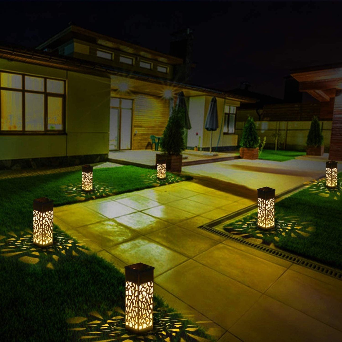 Outdoor Waterproof Hollow Solar Light - OptiChoice