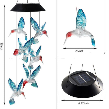 Solar Hummingbird Garden Lights- Add a Touch of Nature