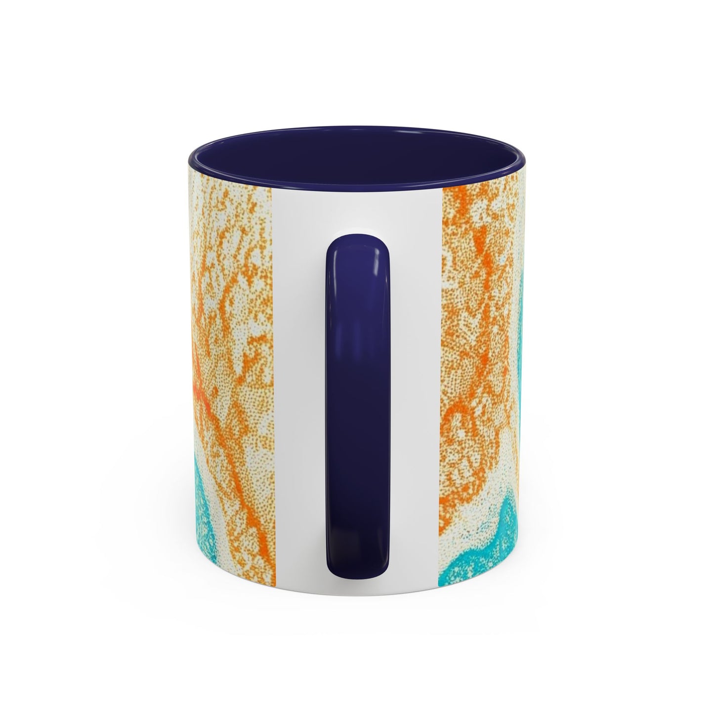 Accent Coffee Mug with watercolor design