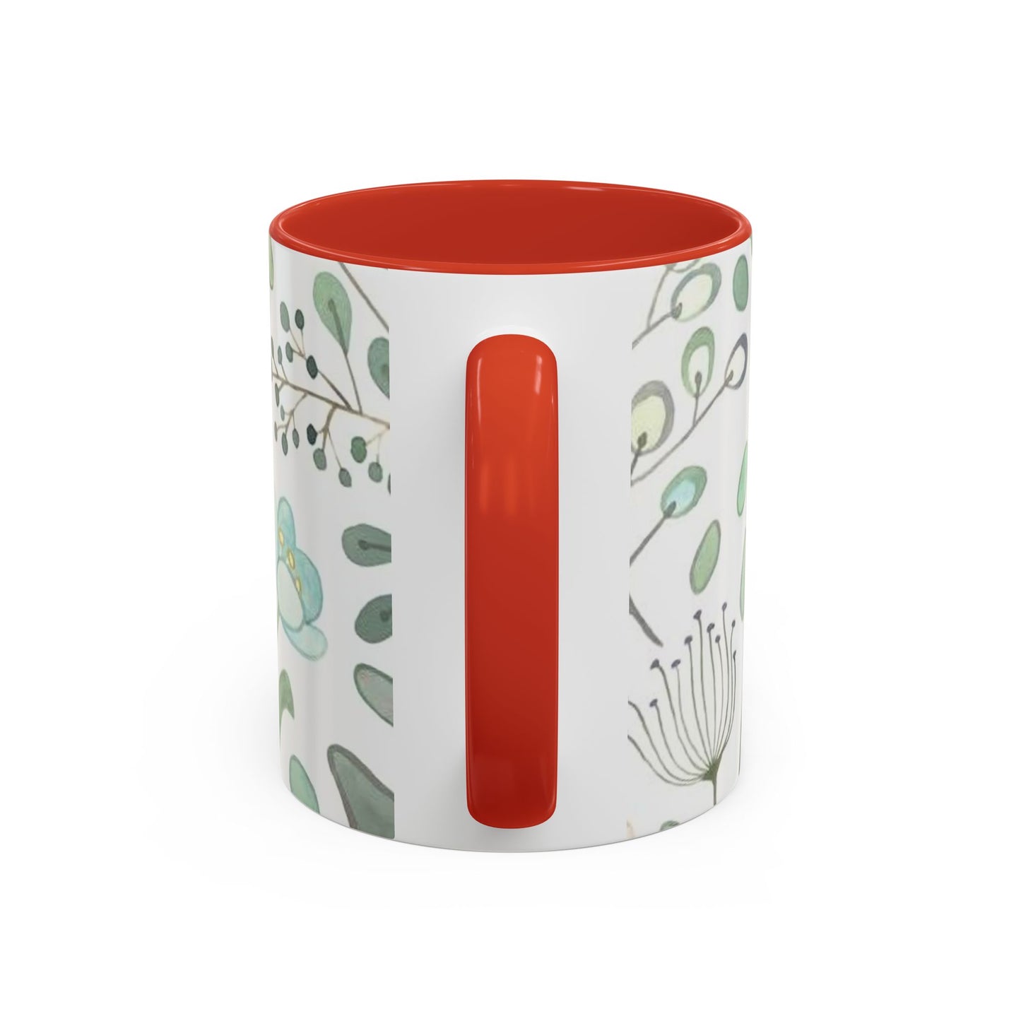 Floral Accent Coffee Mug (11, 15oz)