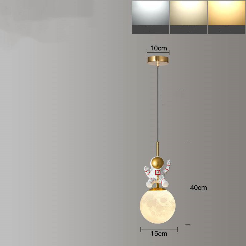 Astronaut Chandelier | Modern Minimalist | Kids Room | LED Lighting | Adjustable Height