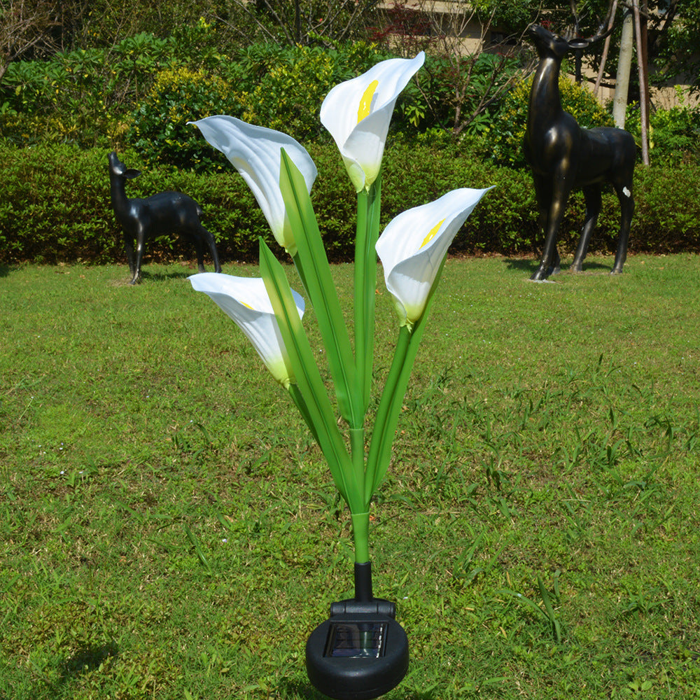 Solar Calla Lily Flower Lamp-Beautiful and Eco-Friendly